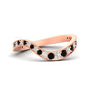 Load image into Gallery viewer, swirl-pave-black-diamond-wedding-band-in-rose-gold-fd11522bgblack-nl-rg