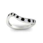 Load image into Gallery viewer, swirl-pave-black-diamond-wedding-band-in-white-gold-fd11522bgblackangle5-nl-wg
