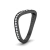 Load image into Gallery viewer, swirl-pave-diamond-Wedding-band-in-black-gold-fd11522bangle2-nl-bg