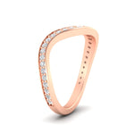 Load image into Gallery viewer, swirl-pave-diamond-Wedding-band-in-rose-gold-fd11522bangle2-nl-rg