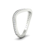 Load image into Gallery viewer, swirl-pave-diamond-Wedding-band-in-white-gold-fd11522bangle2-nl-wg