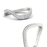 Load image into Gallery viewer, swirl-pave-diamond-Wedding-band-in-white-gold-fd11522bangle3-nl-wg