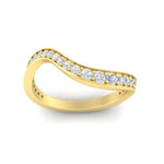 Load image into Gallery viewer, swirl-pave-diamond-Wedding-band-in-yellow-gold-fd11522bangle5-nl-yg