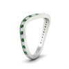 Load image into Gallery viewer, swirl-pave-emerald-wedding-band-in-white-gold-fd11522bgemgrangle2-nl-wg