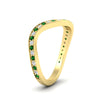 Load image into Gallery viewer, swirl-pave-emerald-wedding-band-in-yellow-gold-fd11522bgemgrangle2-nl-yg