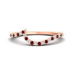 Load image into Gallery viewer, swirl-pave-ruby-wedding-band-in-rose-gold-fdens7806ovbgrudr-nl-rg.jpg?v=1759992381