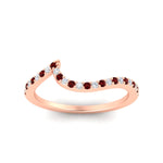 Load image into Gallery viewer, swirl-pave-ruby-wedding-band-in-rose-gold-fdens7806ovbgrudrangle5-nl-rg.jpg?v=1759992381