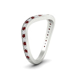 Load image into Gallery viewer, swirl-pave-ruby-wedding-band-in-white-gold-fd11522bgrudrangle2-nl-wg