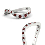 Load image into Gallery viewer, swirl-pave-ruby-wedding-band-in-white-gold-fd11522bgrudrangle3-nl-wg