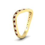 Load image into Gallery viewer, swirl-pave-ruby-wedding-band-in-yellow-gold-fd11522bgrudrangle2-nl-yg