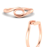 Load image into Gallery viewer, swirl-semi-mount-east-west-solitaire-diamond-ring-in-rose-gold-fdens7806smrangle3-nl-rg