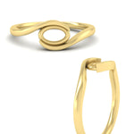 Load image into Gallery viewer, swirl-semi-mount-east-west-solitaire-diamond-ring-in-yellow-gold-fdens7806smrangle3-nl-yg