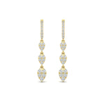 Load image into Gallery viewer, tear-drop-chandelier-diamond-earring-in-yellow-gold-fdear11521angle2-nl-yg