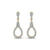 Load image into Gallery viewer, teardrop-diamond-earring-for-women-in-14K-yellow-gold-FDEAR8106ANGLE1-NL-YG