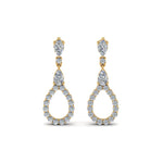 Load image into Gallery viewer, teardrop-diamond-earring-for-women-in-14K-yellow-gold-FDEAR8106ANGLE1-NL-YG