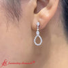 Load image into Gallery viewer, teardrop-diamond-earring-for-women-in-18k-rose-gold-fdear8106-fancyimage