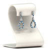Load image into Gallery viewer, teardrop-diamond-earring-for-women-with-ice-blue-topaz-in-14K-white-gold-FDEAR8106GICBLTOANGLE1-NL-WG