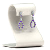 Load image into Gallery viewer, teardrop-diamond-earring-for-women-with-violac-topaz-in-14K-white-gold-FDEAR8106GVITOANGLE1-NL-WG