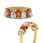 Load image into Gallery viewer, Teardrop Wedding Band Diamond 2.25 Carat