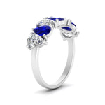 Load image into Gallery viewer, Teardrop Wedding Band Diamond 2.25 Carat