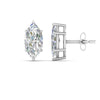 Load image into Gallery viewer, Marquise Diamond 6 Prong Stud Earrings