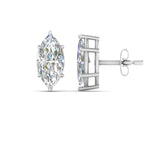 Load image into Gallery viewer, Marquise Diamond 6 Prong Stud Earrings