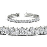 Load image into Gallery viewer, Tennis Bracelet 13 Ct Pear Diamond