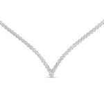 Load image into Gallery viewer, tennis-v-shaped-diamond-necklace-in-FD-NK10421-NL-WG