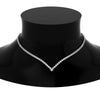 Load image into Gallery viewer, tennis-v-shaped-diamond-necklace-in-FD-NK10421-NL-WG