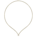 Load image into Gallery viewer, tennis-v-shaped-diamond-necklace-in-FD-NK10421-NL-YG