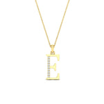 Load image into Gallery viewer, the-e-alphabet-diamond-pendant-in-FDPD11292E-NL-YG