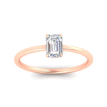 Load image into Gallery viewer, thin-band-emerald-cut-solitaire-engagement-ring-in-rose-gold-fdens9358