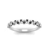 Load image into Gallery viewer, thin-black-diamond-vintage-wedding-band-in-white-gold-FD123703BGBLACK-NL-WG-GS