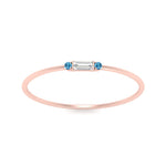 Load image into Gallery viewer, Stackable Thin Baguette Ring