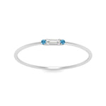 Load image into Gallery viewer, Thin Stack Baguette Ring