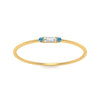 Load image into Gallery viewer, Stackable Thin Baguette Ring