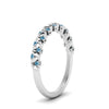 Load image into Gallery viewer, thin-blue-topaz-vintage-wedding-band-in-white-gold-FD123703BGICBLTO-NL-WG-GS