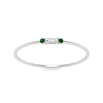 Load image into Gallery viewer, Stackable Thin Baguette Ring