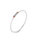 Load image into Gallery viewer, Thin Stack Baguette Ring