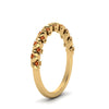 Load image into Gallery viewer, thin-orange-sapphire-vintage-wedding-band-in-yellow-gold-FD123703BGSAOR-NL-YG-GS