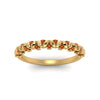 Load image into Gallery viewer, thin-orange-sapphire-vintage-wedding-band-in-yellow-gold-FD123703BGSAOR-NL-YG-GS