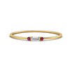 Load image into Gallery viewer, Stackable Thin Baguette Ring