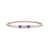 Load image into Gallery viewer, Stackable Thin Baguette Ring
