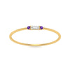 Load image into Gallery viewer, Stackable Thin Baguette Ring