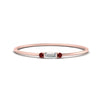 Load image into Gallery viewer, Stackable Thin Baguette Ring