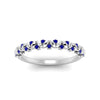 Load image into Gallery viewer, thin-sapphire-vintage-wedding-band-in-white-gold-FD123703BGSABL-NL-WG-GS