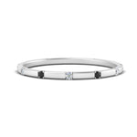 Load image into Gallery viewer, thin-space-out-stackable-band-with-black-diamond-in-white-gold-FDEWB9437RORGBLACK-NL-WG