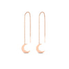 Load image into Gallery viewer, threadmoondangleearring-in-rose-gold-FDEAR8855ANGLE2-NL-RG