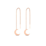 Load image into Gallery viewer, threadmoondangleearring-in-rose-gold-FDEAR8855ANGLE2-NL-RG
