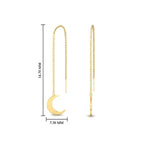 Load image into Gallery viewer, threadmoondangleearring-in-yellow-gold-FDEAR8855ANGLE1-NL-YG-HW